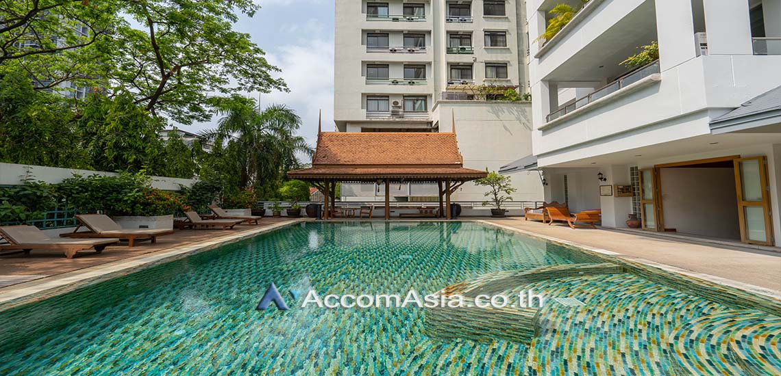  2 br Apartment For Rent in Sathorn ,Bangkok BTS Chong Nonsi at Thai Colonial Style AA33181