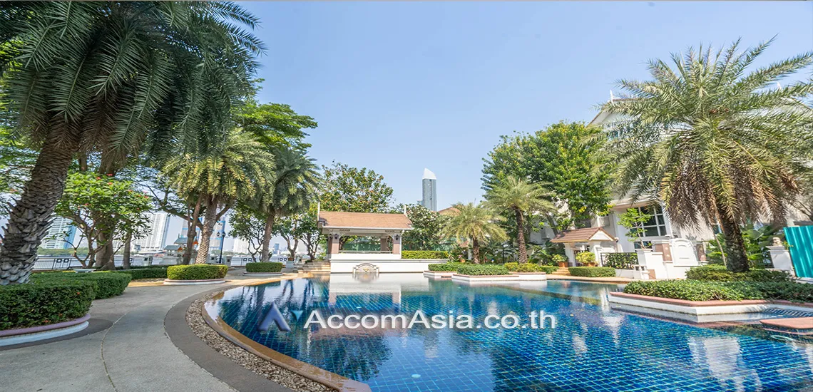  4 br Townhouse for rent and sale in Rama 3 ,Bangkok BTS Saphan Taksin at Set by the River AA33524