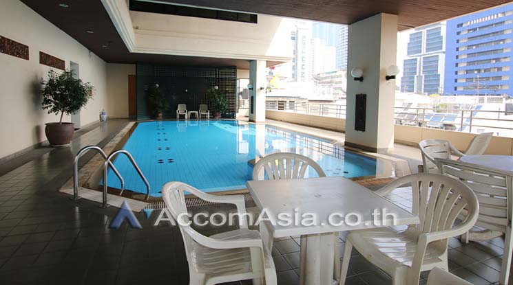  3 br Condominium For Rent in Silom ,Bangkok BTS Surasak at Sampoom Garden AA20964