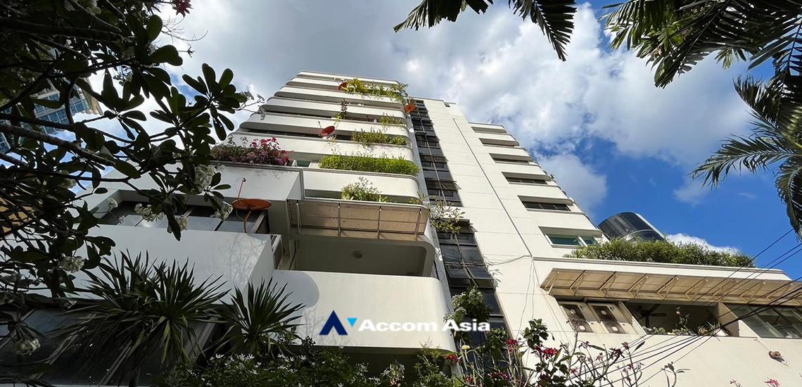  3 br Condominium For Rent in Ploenchit ,Bangkok BTS Ploenchit at Ruamrudee Garden House AA33111