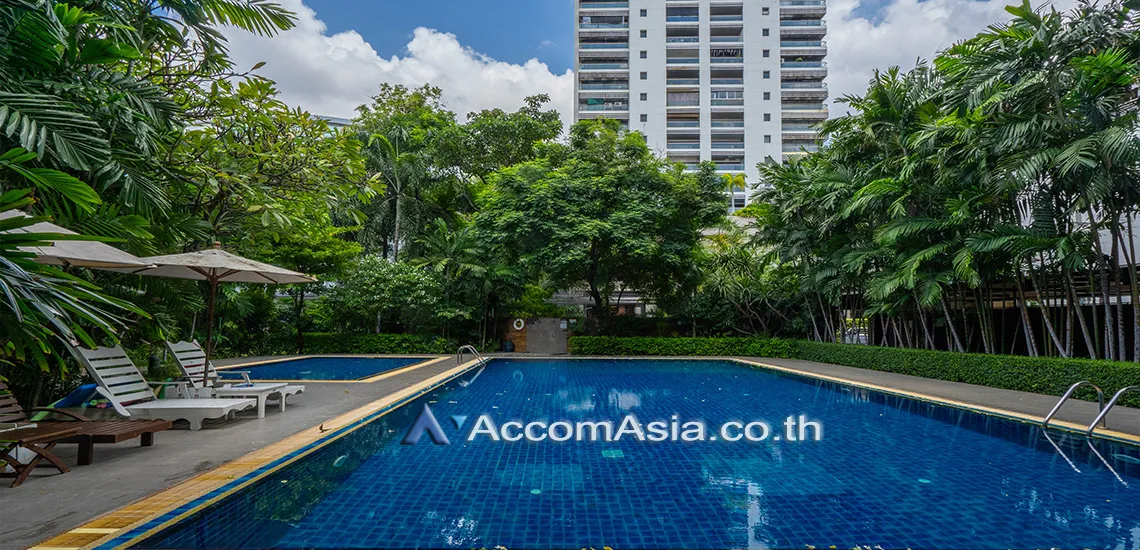  3 br Apartment For Rent in Sathorn ,Bangkok BTS Sala Daeng - MRT Lumphini at Secluded Ambiance AA28267