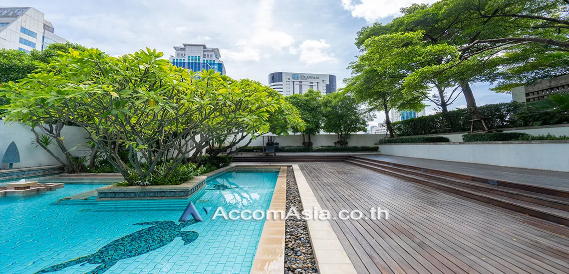  3 br Condominium For Rent in Ploenchit ,Bangkok BTS Ploenchit at Athenee Residence AA25087