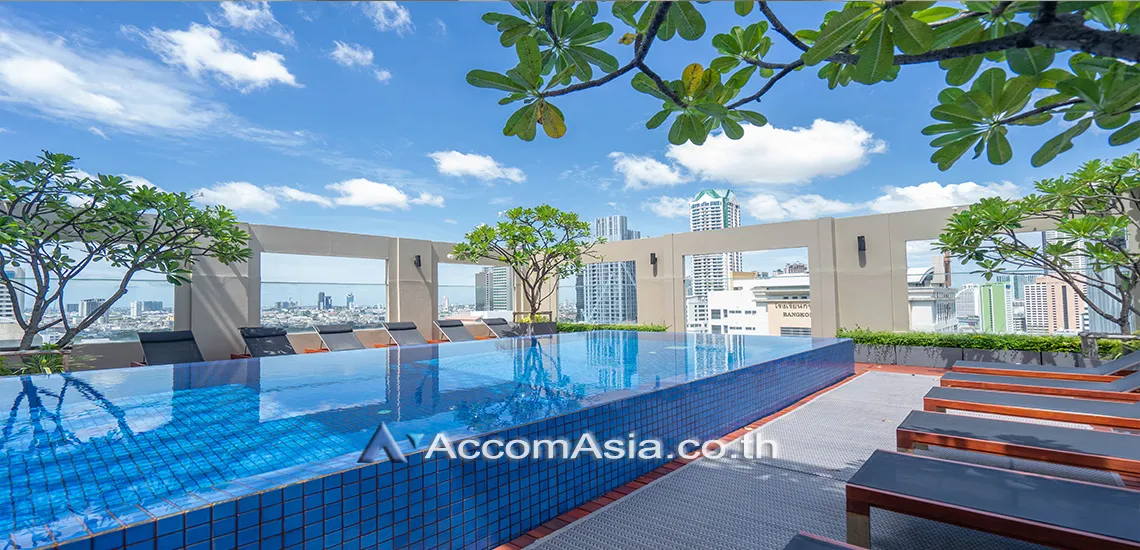  4 br Apartment For Rent in Silom ,Bangkok BTS Surasak at A Unique design and Terrace 1414023