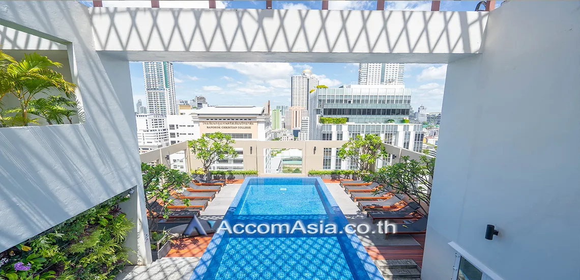  4 br Apartment For Rent in Silom ,Bangkok BTS Surasak at A Unique design and Terrace 1515465