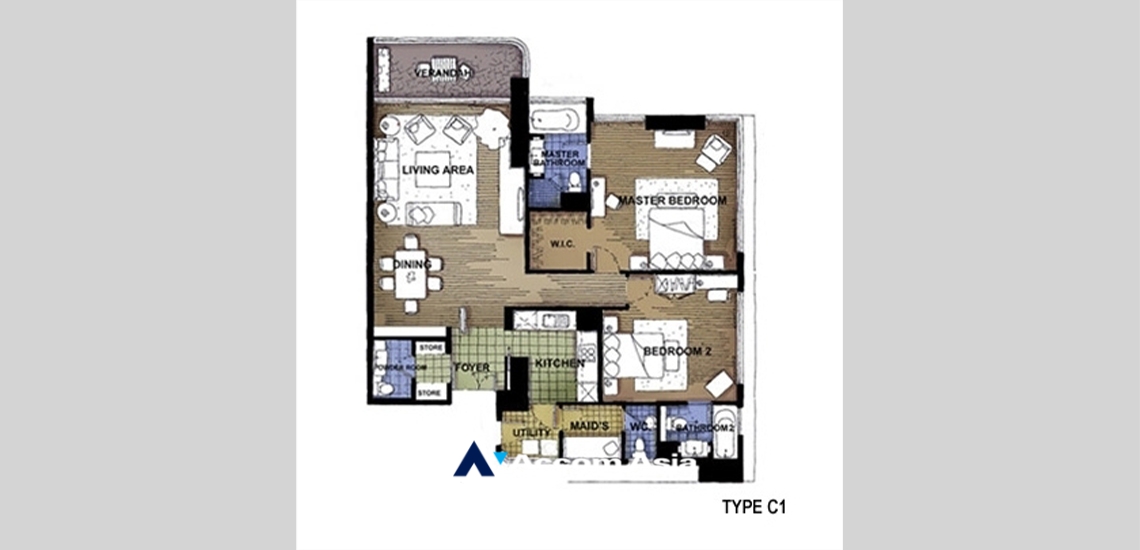  3 br Condominium for rent and sale in Ploenchit ,Bangkok BTS Chitlom at The Park Chidlom AA22252