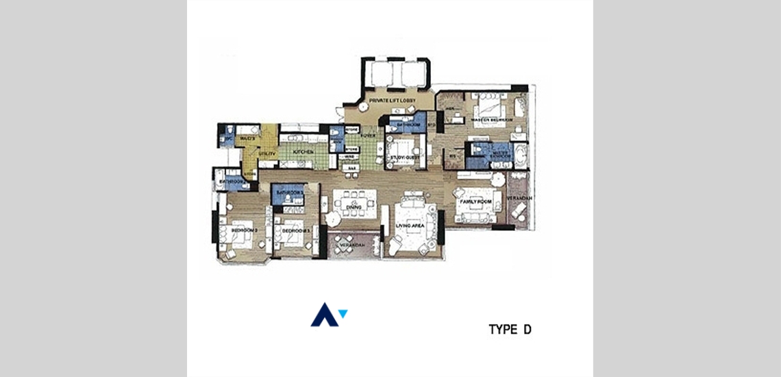  3 br Condominium For Rent in Ploenchit ,Bangkok BTS Chitlom at The Park Chidlom 13001752