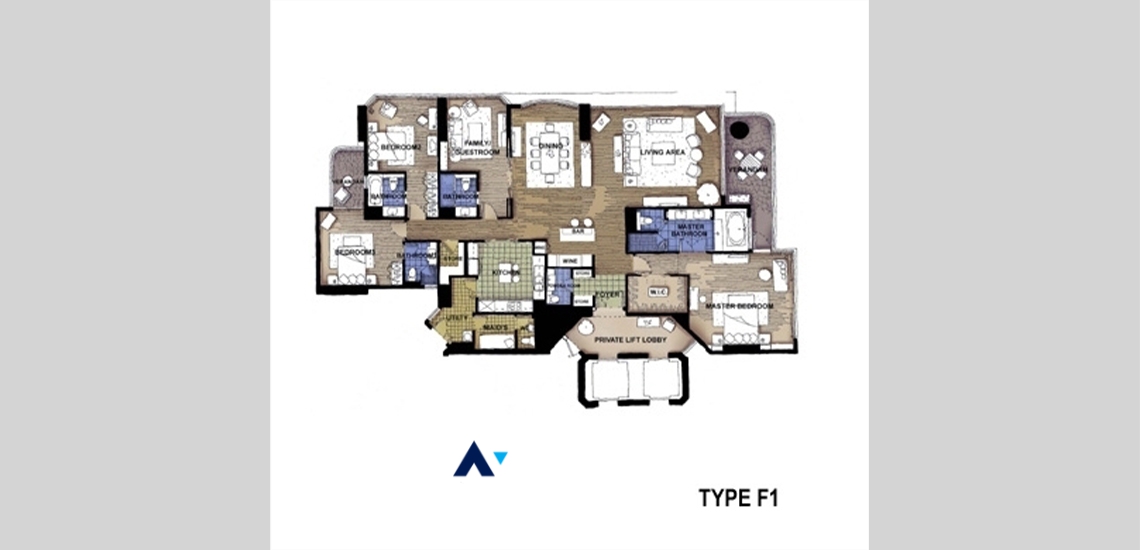  3 br Condominium For Sale in Ploenchit ,Bangkok BTS Chitlom at The Park Chidlom AA41208