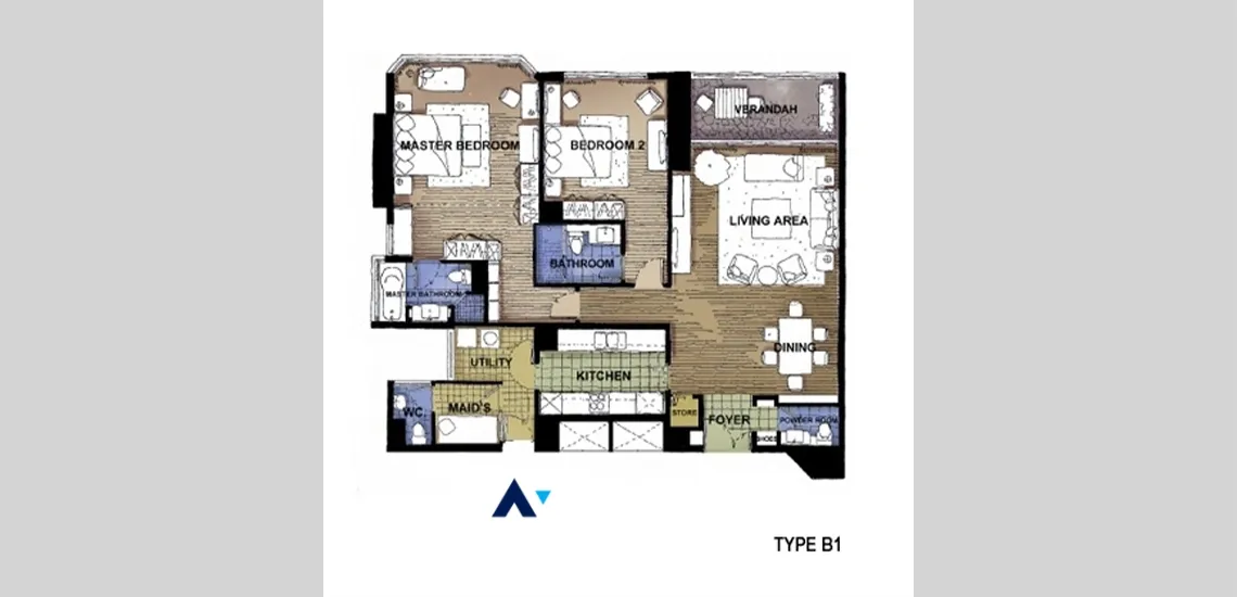  3 br Condominium For Rent in Ploenchit ,Bangkok BTS Chitlom at The Park Chidlom AA12548