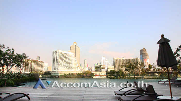  2 br Condominium For Rent in Charoen Nakhon ,Bangkok BTS Krung Thon Buri at The River Condominium AA26266