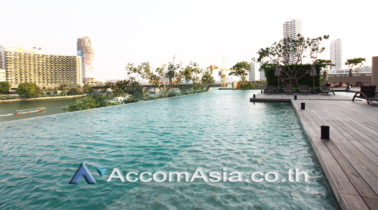  2 br Condominium for rent and sale in Charoen Nakhon ,Bangkok BTS Krung Thon Buri at The River Condominium AA25444