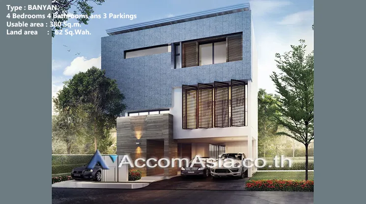  3 br House For Rent in Ratchadaphisek ,Bangkok MRT Thailand Cultural Center at Parc Priva Ratchadapisek AA27311