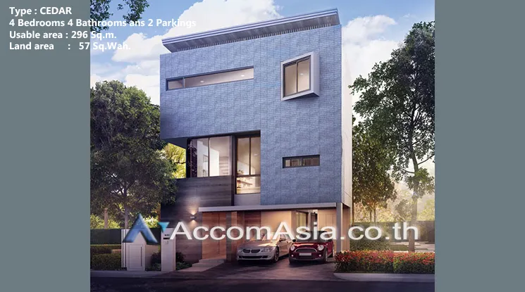  3 br House For Rent in Ratchadaphisek ,Bangkok MRT Thailand Cultural Center at Parc Priva Ratchadapisek AA27311