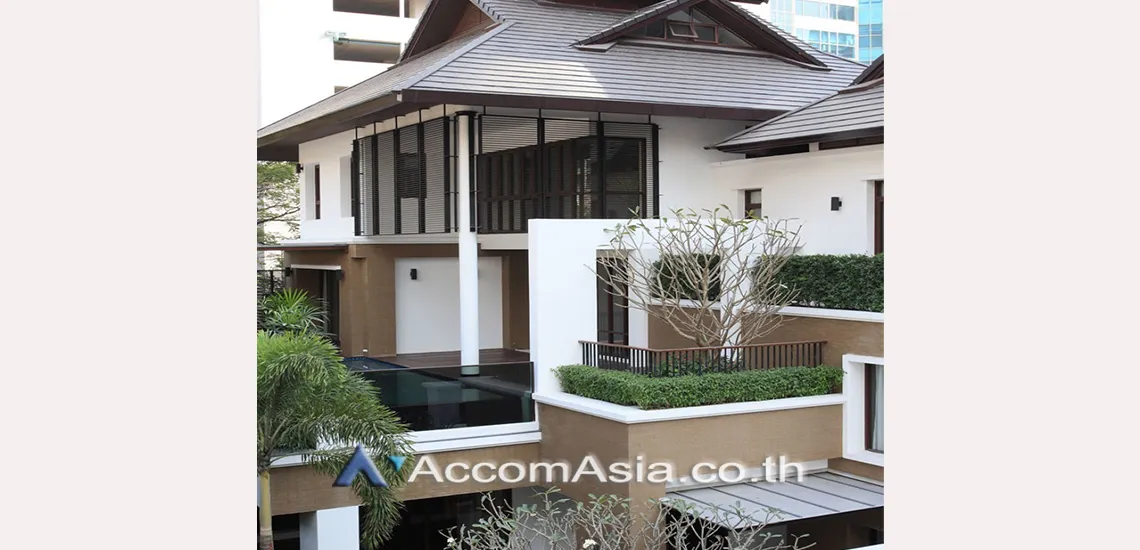  4 br House For Rent in Sukhumvit ,Bangkok MRT Sukhumvit - BTS Asok at House with pool Exclusive compound 1512511