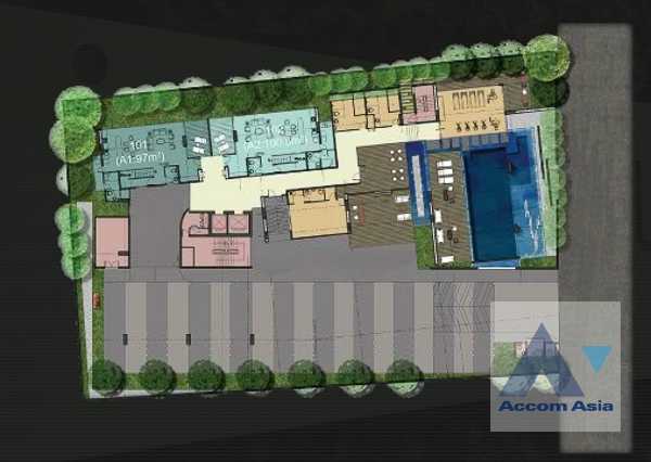  2 br Condominium For Rent in Sukhumvit ,Bangkok BTS Ekkamai at Issara at Sukhumvit 42 1515001