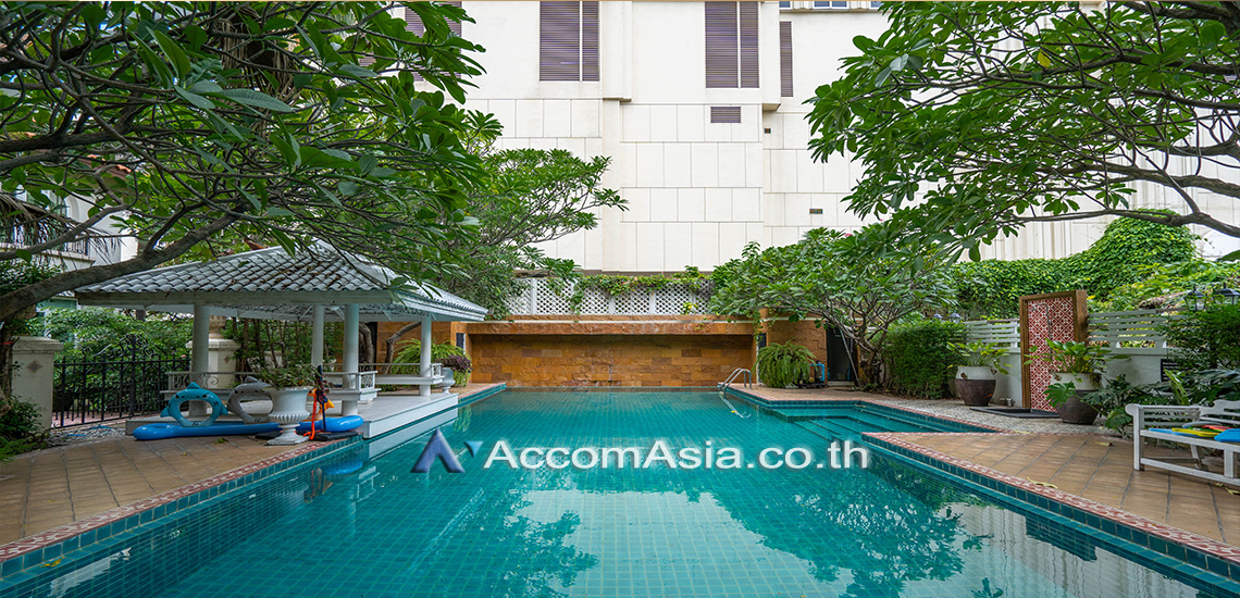  3 br Apartment for rent and sale in Ploenchit ,Bangkok BTS Ploenchit at Set on Landscape Court Yard AA30474