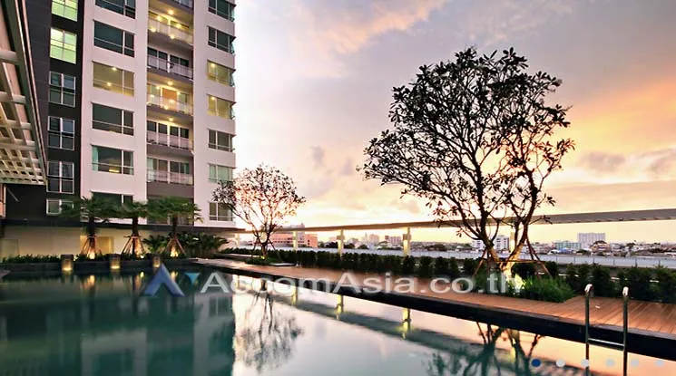  2 br Condominium For Rent in Charoen Nakhon ,Bangkok BTS Pho Nimit at The room Sathorn Taksin AA32982
