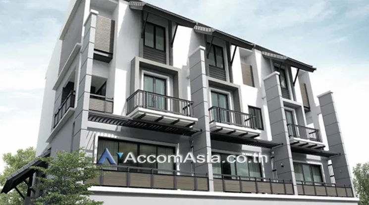  3 br Townhouse For Rent in Pattanakarn ,Bangkok BTS On Nut at Areeya Mandarina 77 AA42209