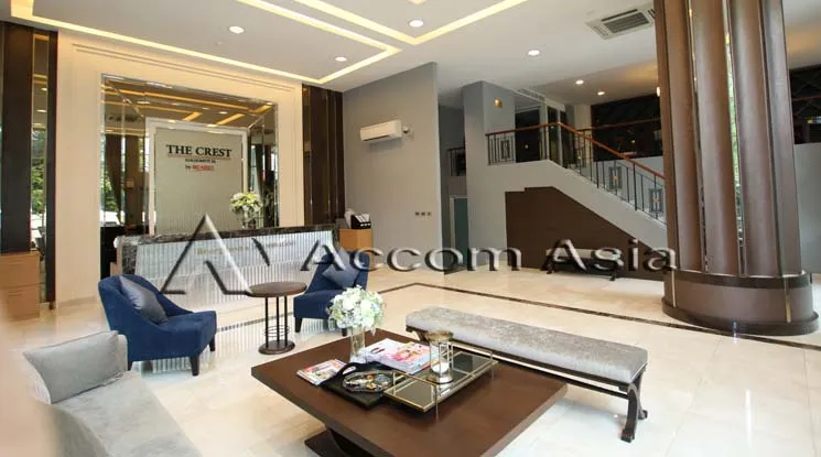  1 br Condominium For Rent in Sukhumvit ,Bangkok BTS Phrom Phong at The Crest 24 AA12943