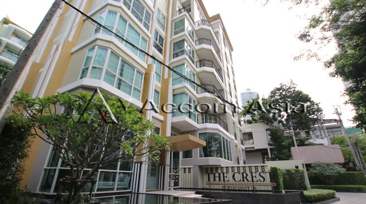  1 br Condominium For Rent in Sukhumvit ,Bangkok BTS Phrom Phong at The Crest 24 AA12943