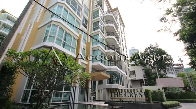  1 br Condominium For Rent in Sukhumvit ,Bangkok BTS Phrom Phong at The Crest 24 AA24125