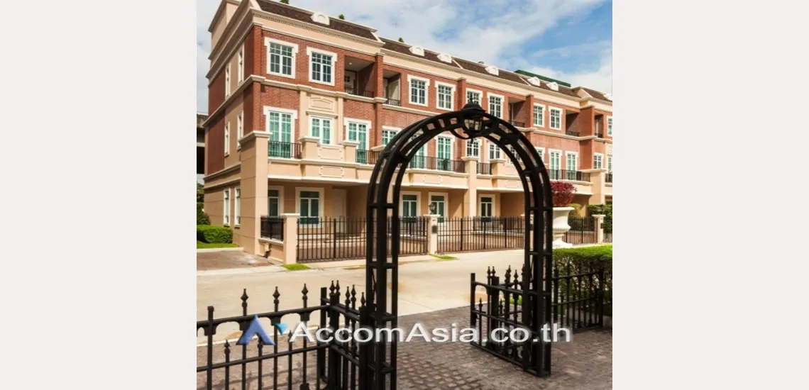  3 br Townhouse For Rent in Sukhumvit ,Bangkok BTS On Nut at Garden Square Sukhumvit 77 AA21907