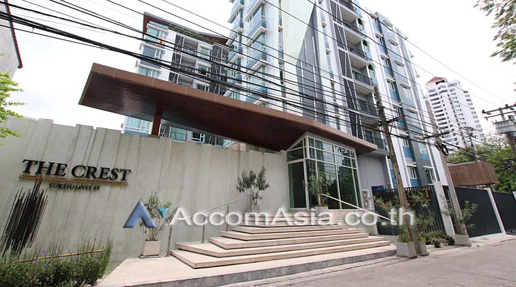  2 br Condominium For Rent in Sukhumvit ,Bangkok BTS Thong Lo at The Crest 49 AA39806