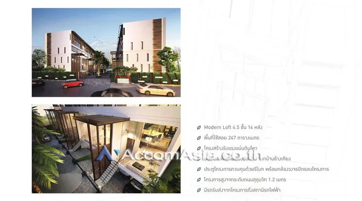  2 br Townhouse for rent and sale in Sukhumvit ,Bangkok BTS Punnawithi at Modern Home  AA44910