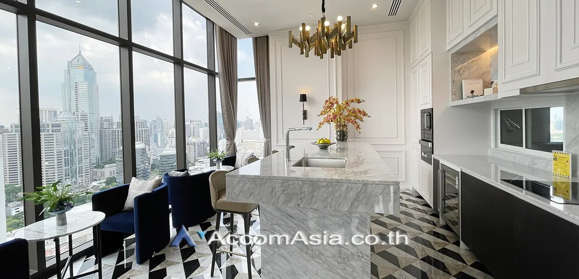  3 br Condominium for rent and sale in Ploenchit ,Bangkok BTS Ploenchit at MUNIQ Langsuan AA32672