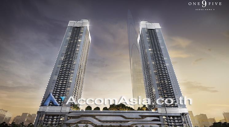  3 br Condominium for rent and sale in Ratchadaphisek ,Bangkok MRT Rama 9 at One9Five Asoke Rama 9 AA45042