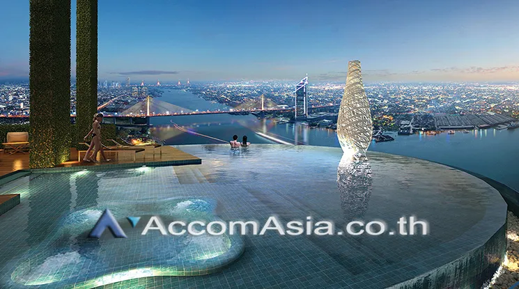 2 br Condominium For Rent in Rama 3 ,Bangkok BRT Rama IX Bridge at Canapaya Riverfront Residence AA46595