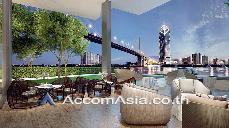  3 br Condominium for rent and sale in Rama 3 ,Bangkok BRT Rama IX Bridge at Canapaya Riverfront Residence AA39060