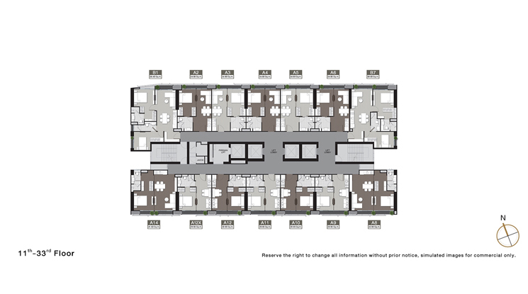  1 br Condominium For Rent in Sukhumvit ,Bangkok BTS Phrom Phong at Noble State 39 AA42546