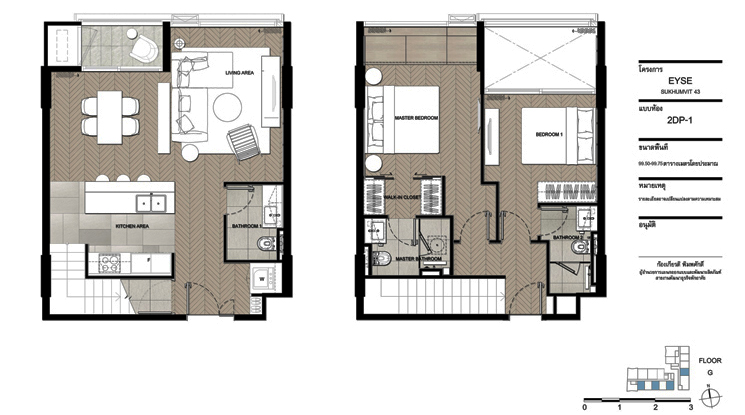  2 br Condominium For Sale in Sukhumvit ,Bangkok BTS Phrom Phong at Eyse Sukhumvit 43 AA23643