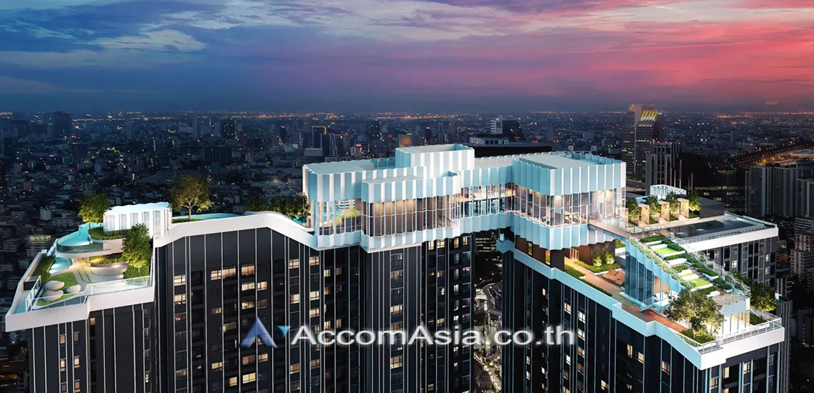  1 br Condominium For Rent in Phaholyothin ,Bangkok MRT Rama 9 at LIFE Asoke-Rama 9 AA36673