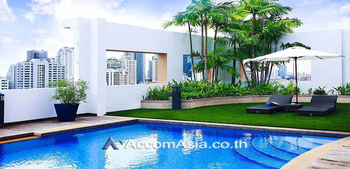  1 br Apartment For Rent in Sukhumvit ,Bangkok BTS Asok at Service Apartment in Asoke AA31085