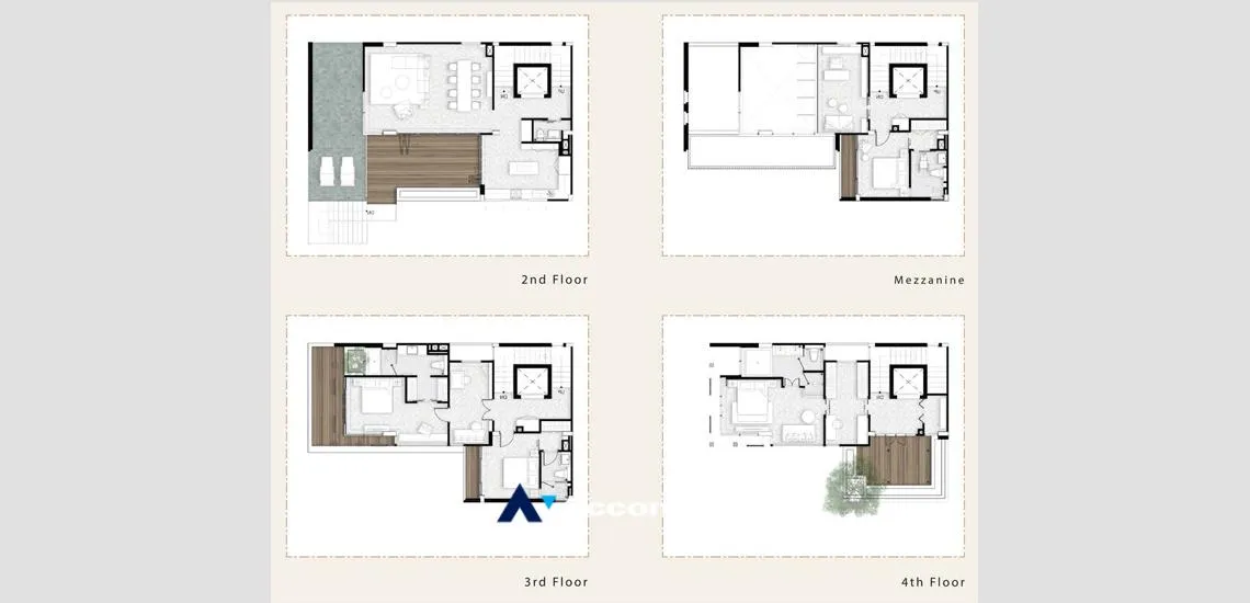  4 br House For Sale in Sathorn ,Bangkok MRT Khlong Toei - BTS Sala Daeng at Anina Villa Sathorn-Yenakart AA35548