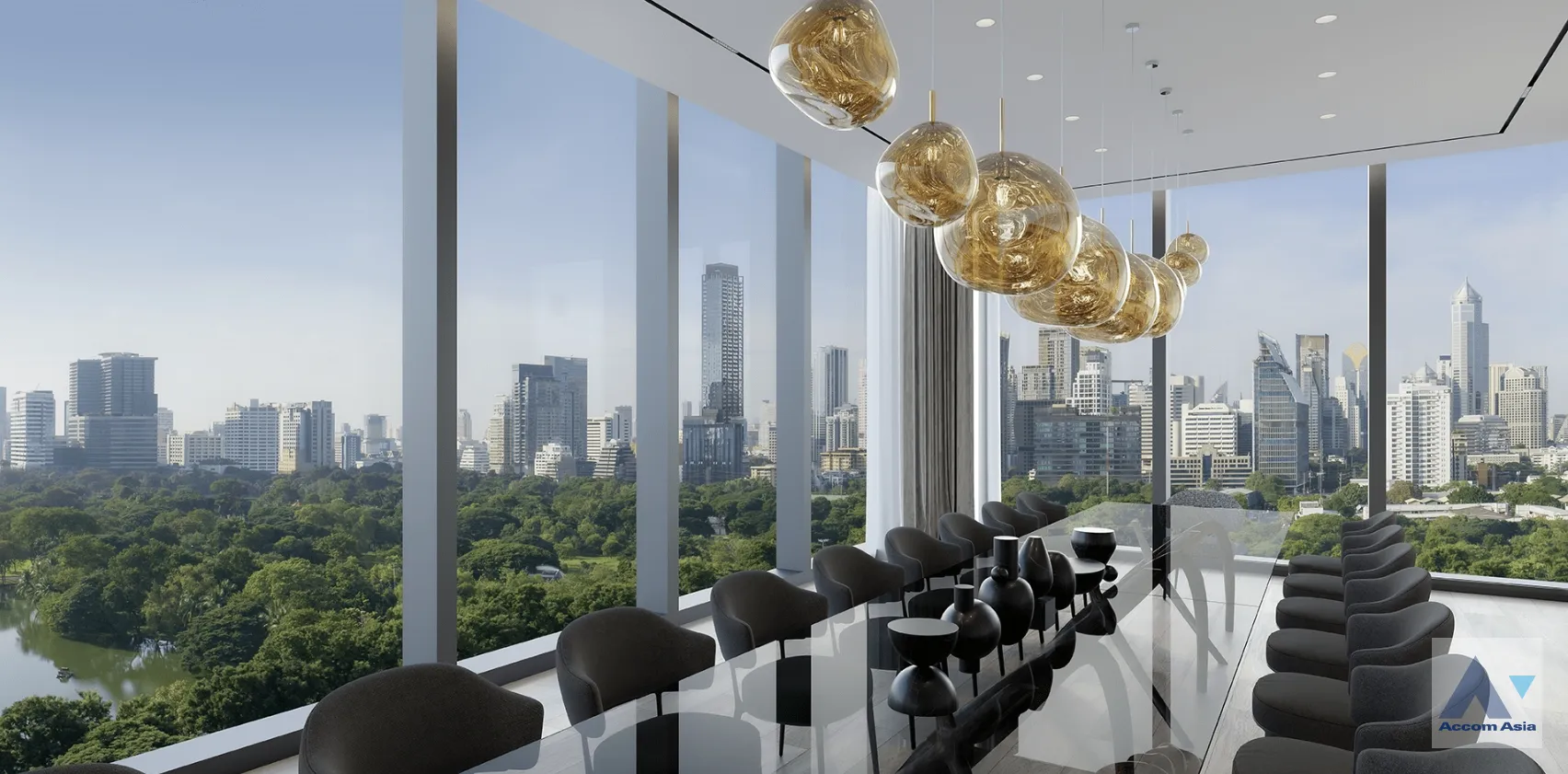  2 br Condominium for rent and sale in Ploenchit ,Bangkok MRT Lumphini at EI8HTEEN SEVEN AA46427