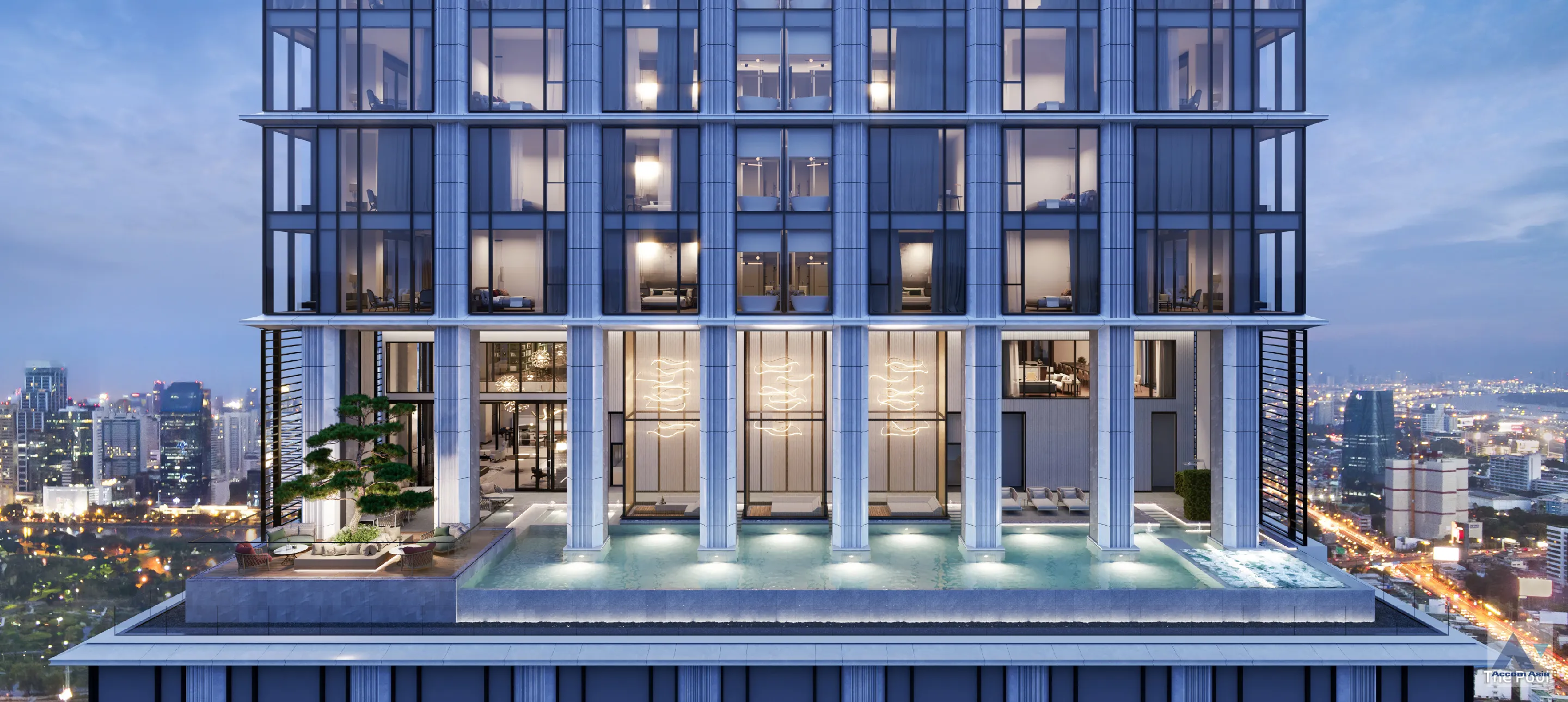  3 br Condominium For Rent in Ploenchit ,Bangkok MRT Lumphini at ONE89 wireless AA46490