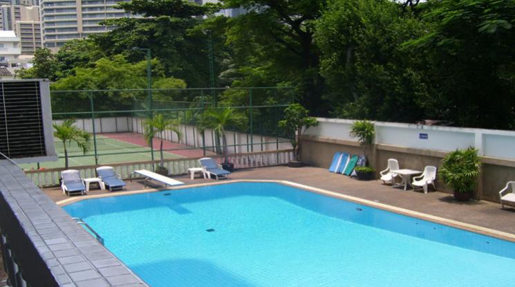  1  3 br Apartment For Rent in Sukhumvit ,Bangkok MRT Sukhumvit - BTS Asok at Family Apartment with Lake View 310237