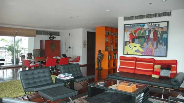 2  4 br Apartment For Rent in Silom ,Bangkok BTS Surasak at A Unique design and Terrace 1411475