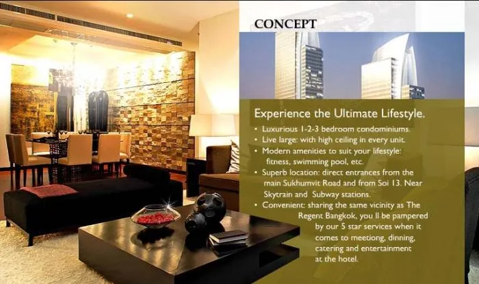 4  2 br Condominium For Sale in Sukhumvit ,Bangkok BTS Nana at The Regent Residence 1511936