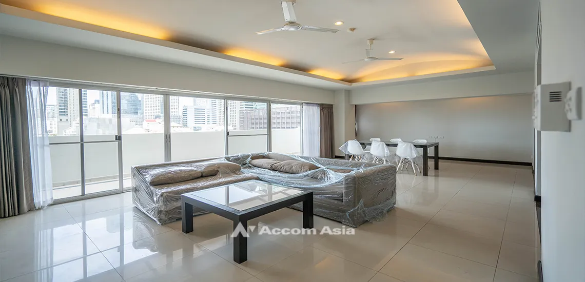 unitPet friendly |  3 Bedrooms  Apartment For Rent in Sathorn, Bangkok  near MRT Lumphini - BTS Chong Nonsi (1412171)