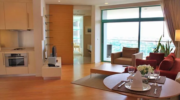  2  1 br Apartment For Rent in Charoen Nakhon ,Bangkok BTS Saphan Taksin at Captivating Riverside Charm 1412819
