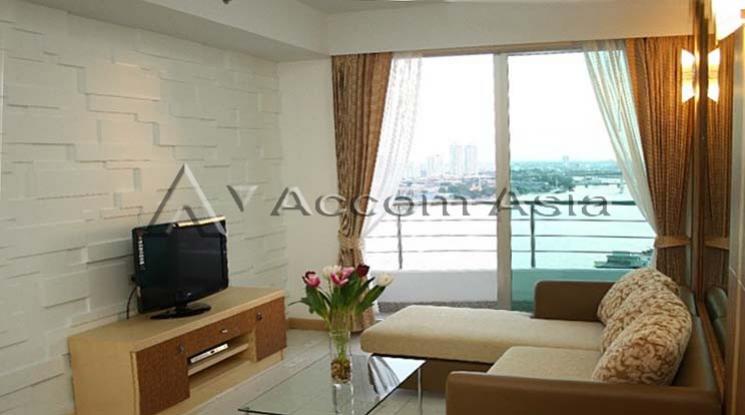  1  2 br Condominium For Rent in Charoen Nakhon ,Bangkok BTS Saphan Taksin at Supalai River Place 1513627