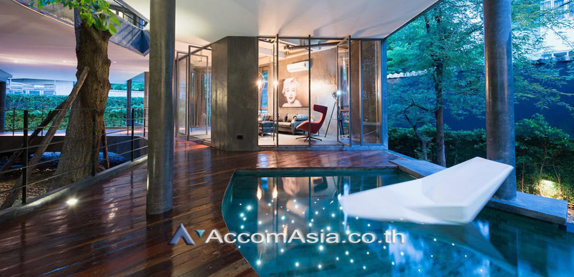 ขายโฮมออฟฟิศ, สระว่ายน้ำส่วนตัว บ้านใน สุขุมวิท, กรุงเทพ รหัสทรัพย์ 13000600