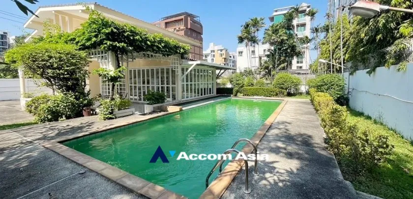 unitHome Office, Private Swimming Pool |  3 Bedrooms  House For Rent & Sale in New Phetchaburi, Bangkok  near MRT Phetchaburi (13001578)