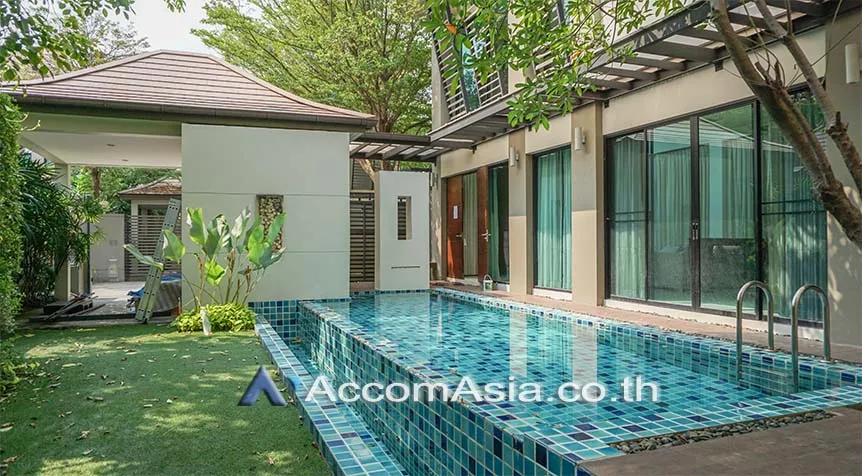 unitPrivate Swimming Pool |  3 Bedrooms  House For Rent in Sukhumvit, Bangkok  near BTS Thong Lo (AA11532)
