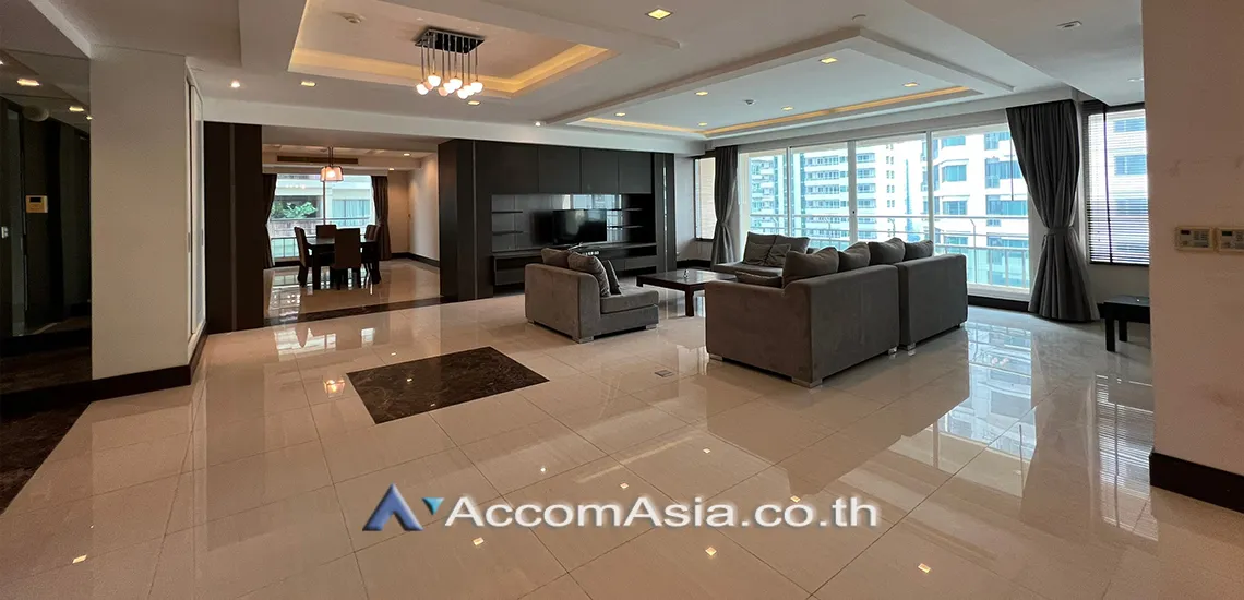 unitA whole floor, Pet friendly |  4 Bedrooms  Condominium For Rent in Sukhumvit, Bangkok  near BTS Phrom Phong (AA13194)