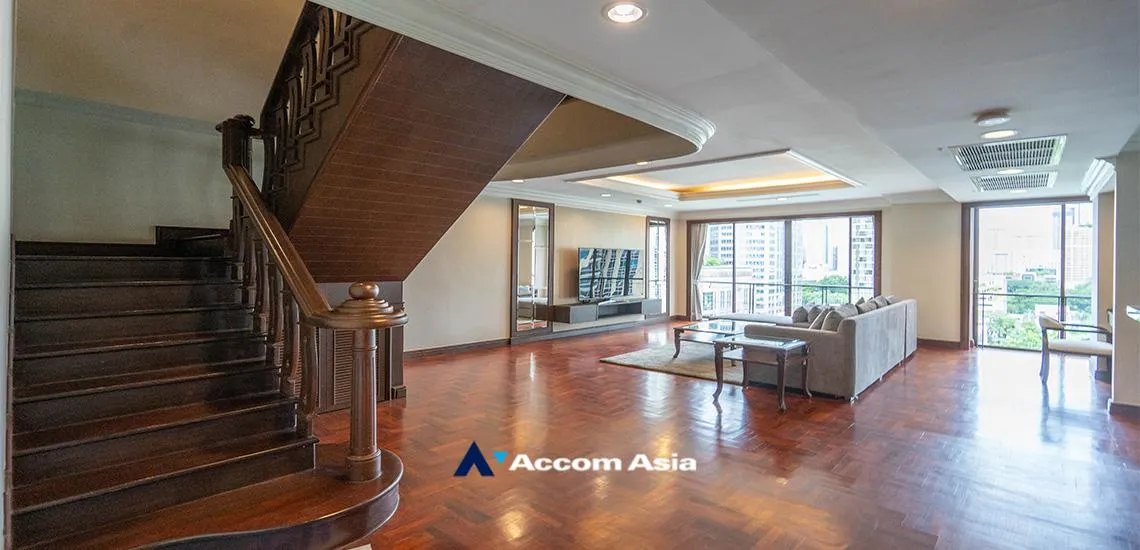 unitDuplex Condo, Penthouse |  4 Bedrooms  Apartment For Rent in Ploenchit, Bangkok  near BTS Ploenchit (AA16111)