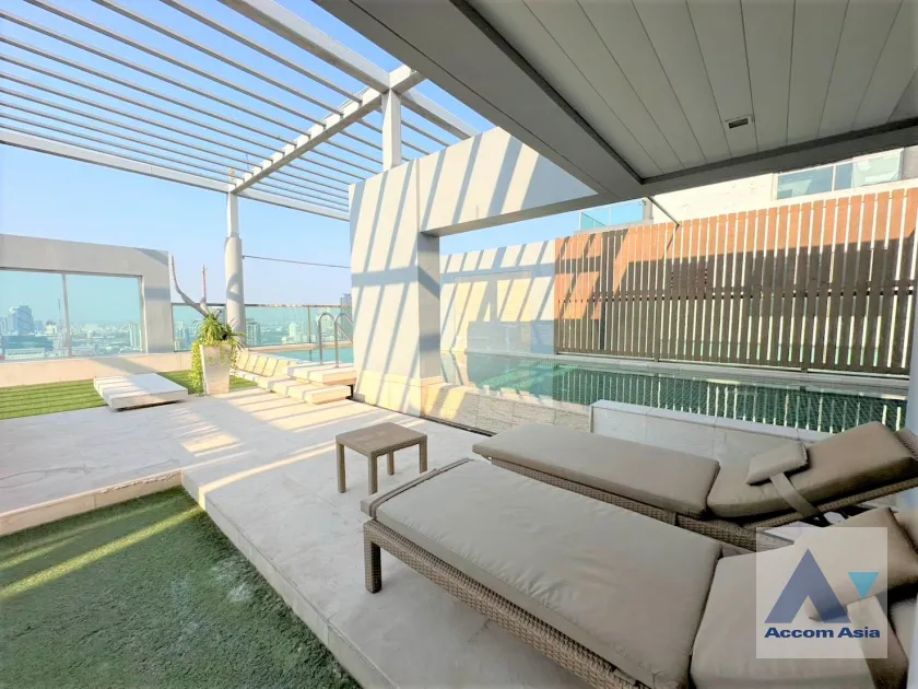 unitPrivate Swimming Pool, Penthouse |  4 Bedrooms  Apartment For Rent in Sukhumvit, Bangkok  near BTS Phrom Phong (AA16641)